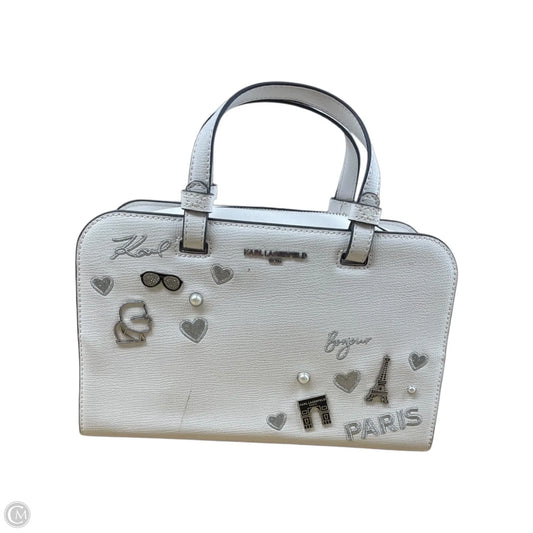Handbag Designer By Karl Lagerfeld, Size: Medium
