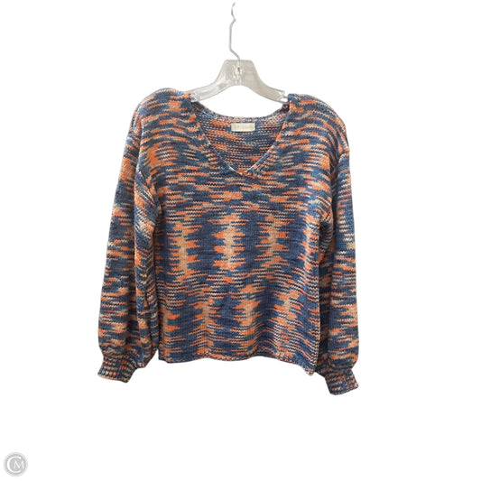 Sweater By Altard State In Blue & Orange, Size: S