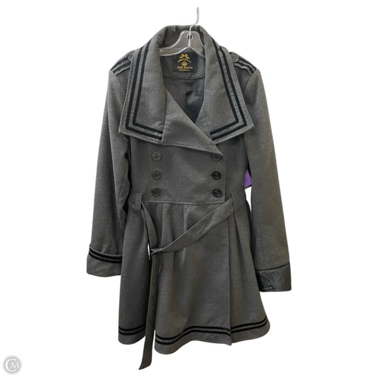 Coat Wool By Hell Bunny In Black & Grey, Size: 4x