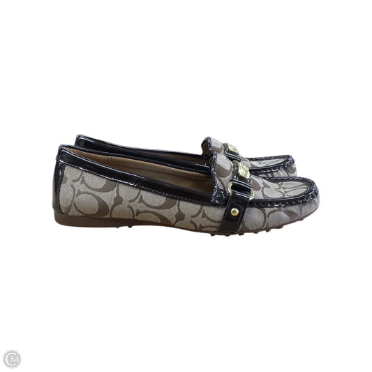 Shoes Designer By Coach In Brown & Tan, Size: 8.5