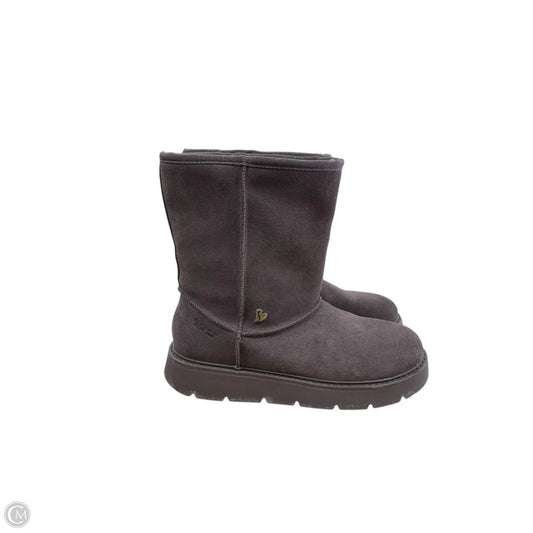 Boots Ankle Flats By Skechers In Brown, Size: 9