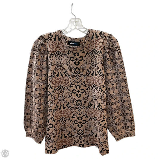 Sweater By Alice Blue In Black & Brown, Size: Xl