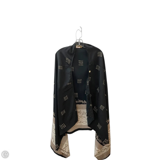 Kimono By Ashley Stewart In Black & Tan, Size: Osfm