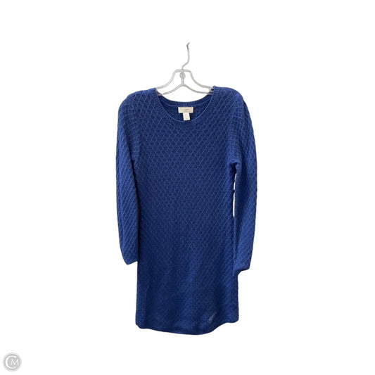 Dress Sweater By Loft In Blue, Size: Xs