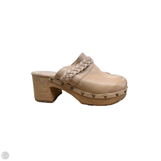 Shoes Heels Block By Kork Ease In Tan, Size: 8