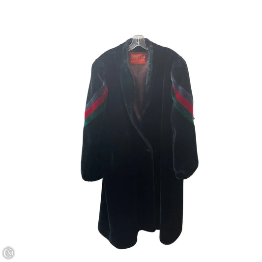Coat Faux Fur & Sherpa By Sasson In Black & Red, Size: 4x