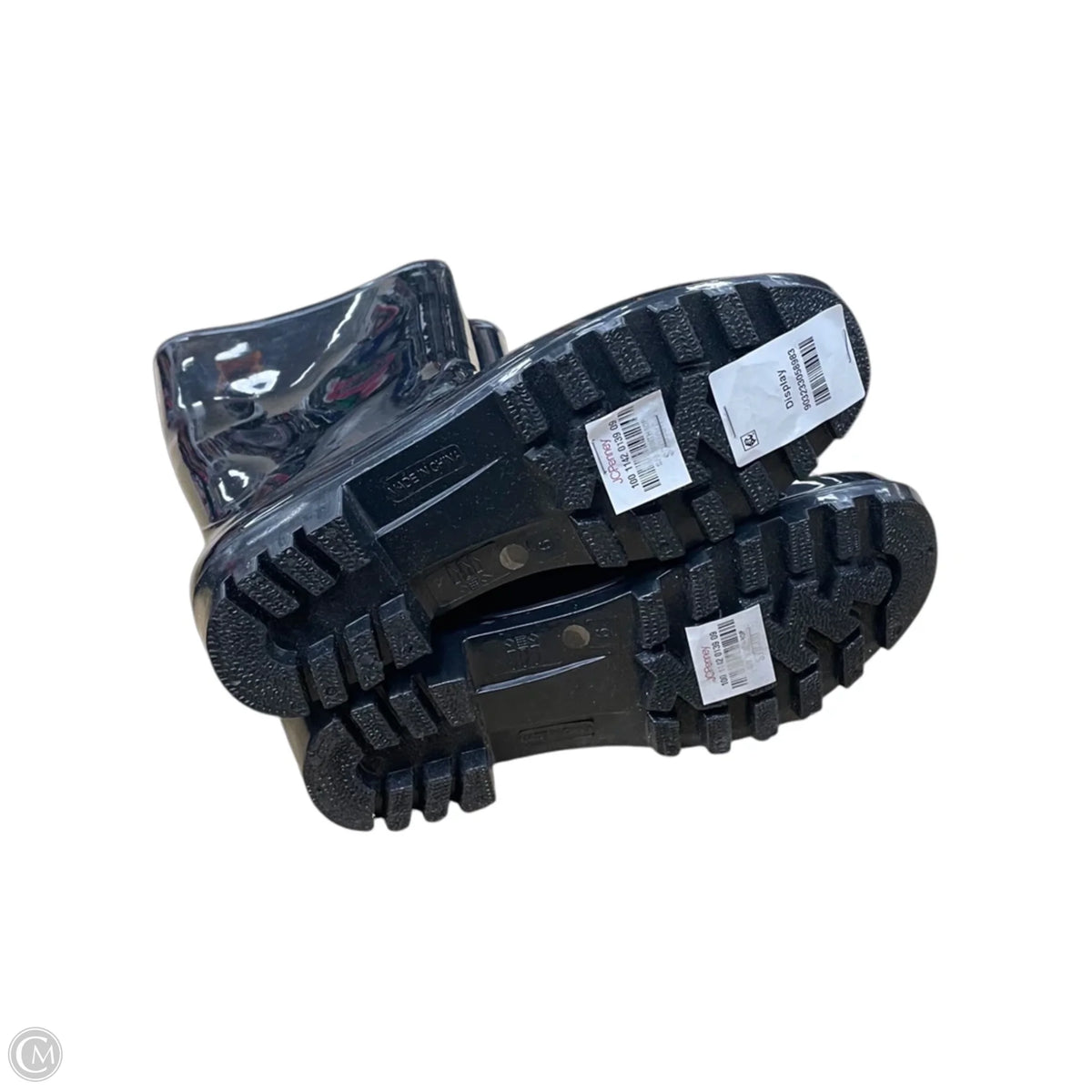 Boots Rain By St Johns Bay In Black, Size: 9