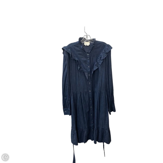 Dress Designer By Kate Spade In Blue Denim, Size: 2x