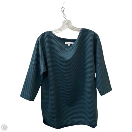 Top 3/4 Sleeve By Rose And Olive In Green, Size: M