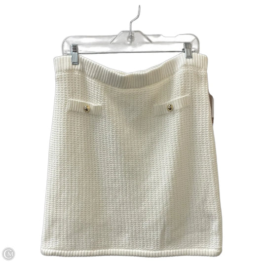 Skirt Mini & Short By French Connection In Cream, Size: 12