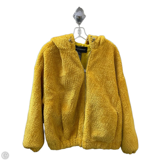 Jacket Faux Fur & Sherpa By Ashley Stewart In Yellow, Size: 1x
