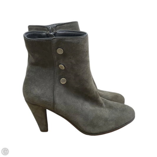 Boots Ankle Heels By Tahari In Green, Size: 7.5