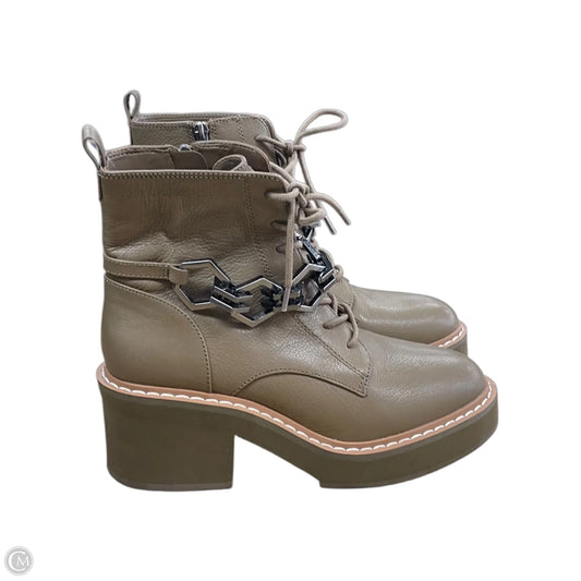 Boots Ankle Heels By Vince Camuto In Taupe, Size: 7