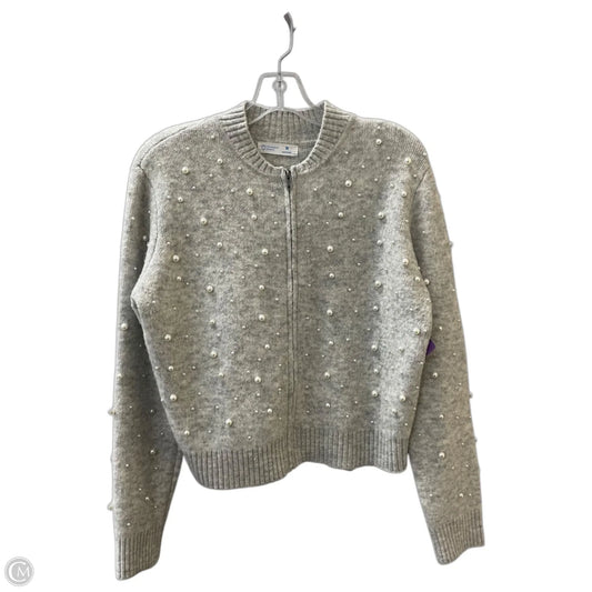 Cardigan By Primark In Grey & White, Size: M