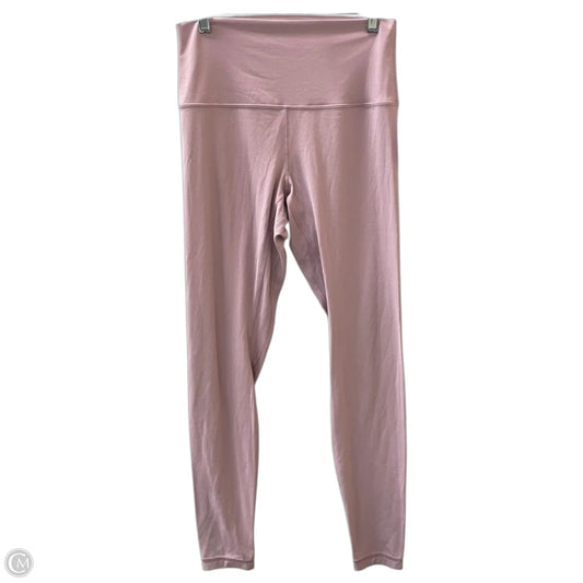 Athletic Leggings By Lululemon In Pink, Size: 8