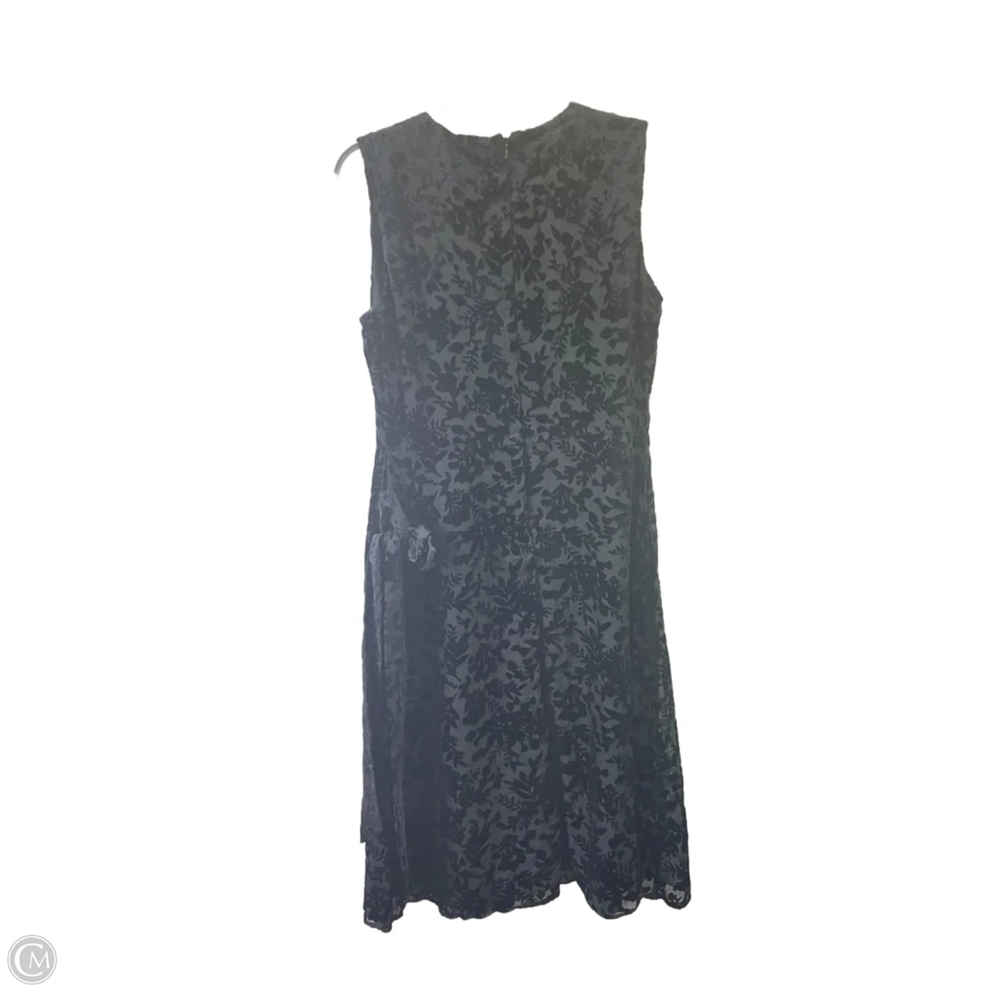 Dress Party Midi By Lauren By Ralph Lauren In Black, Size: 10