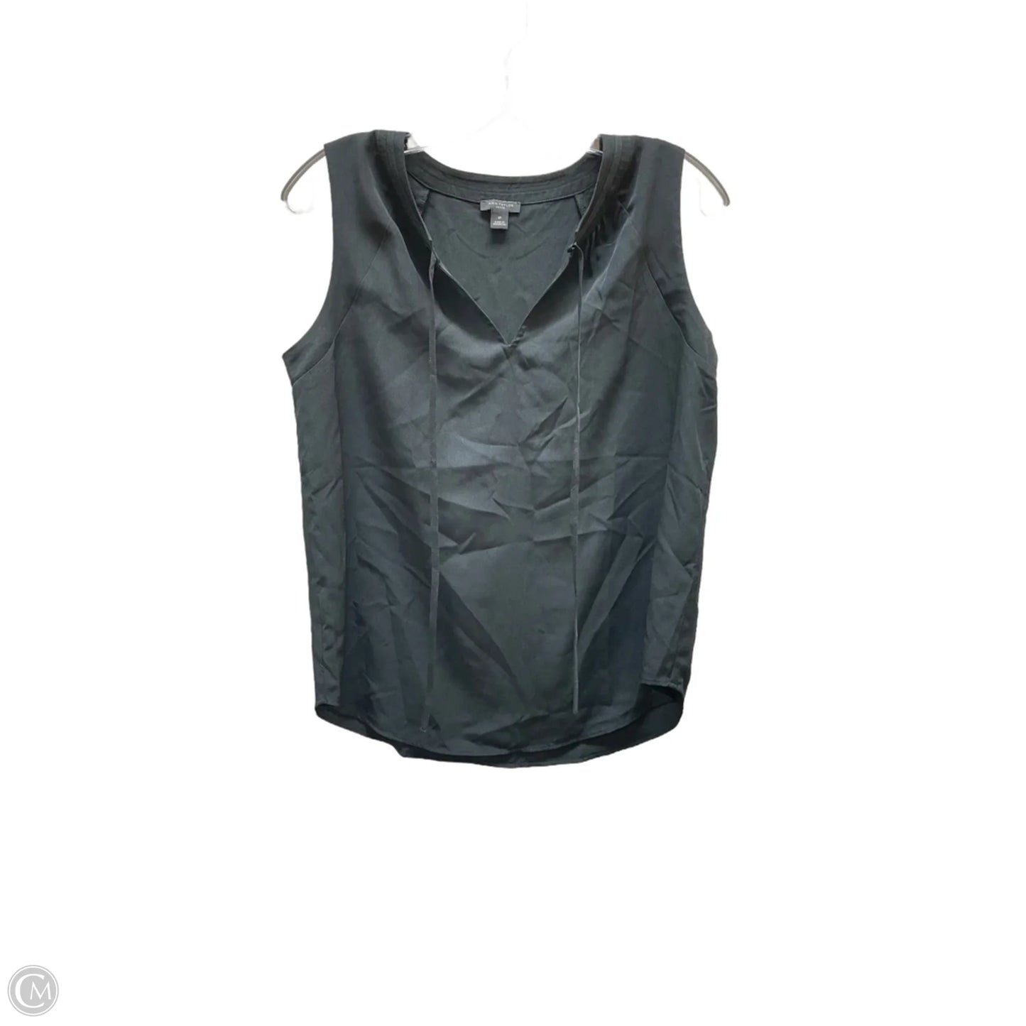 Blouse Sleeveless By Ann Taylor In Black, Size: Sp