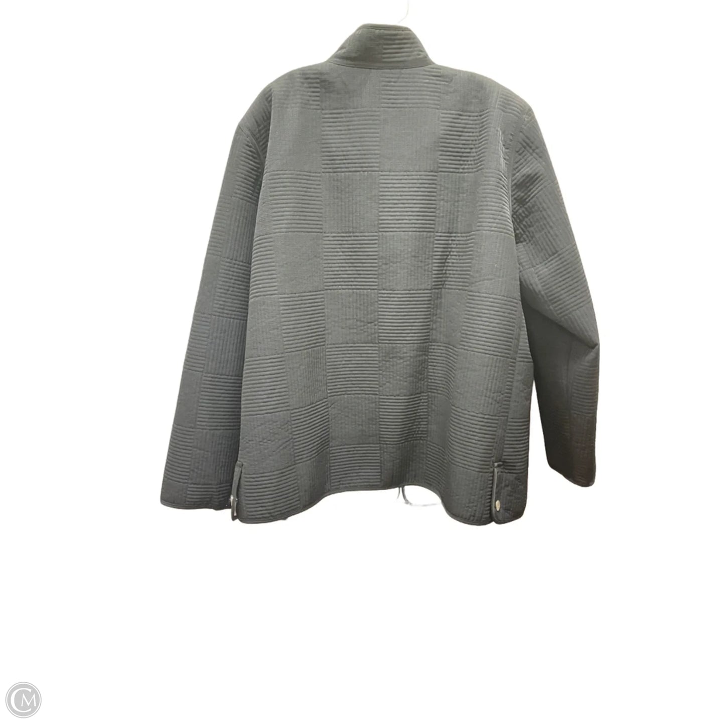 Coat Puffer & Quilted By Gallery In Black, Size: 2x