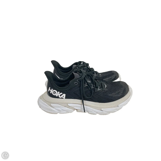 Shoes Sneakers By Hoka as is In Black & White, Size: 6