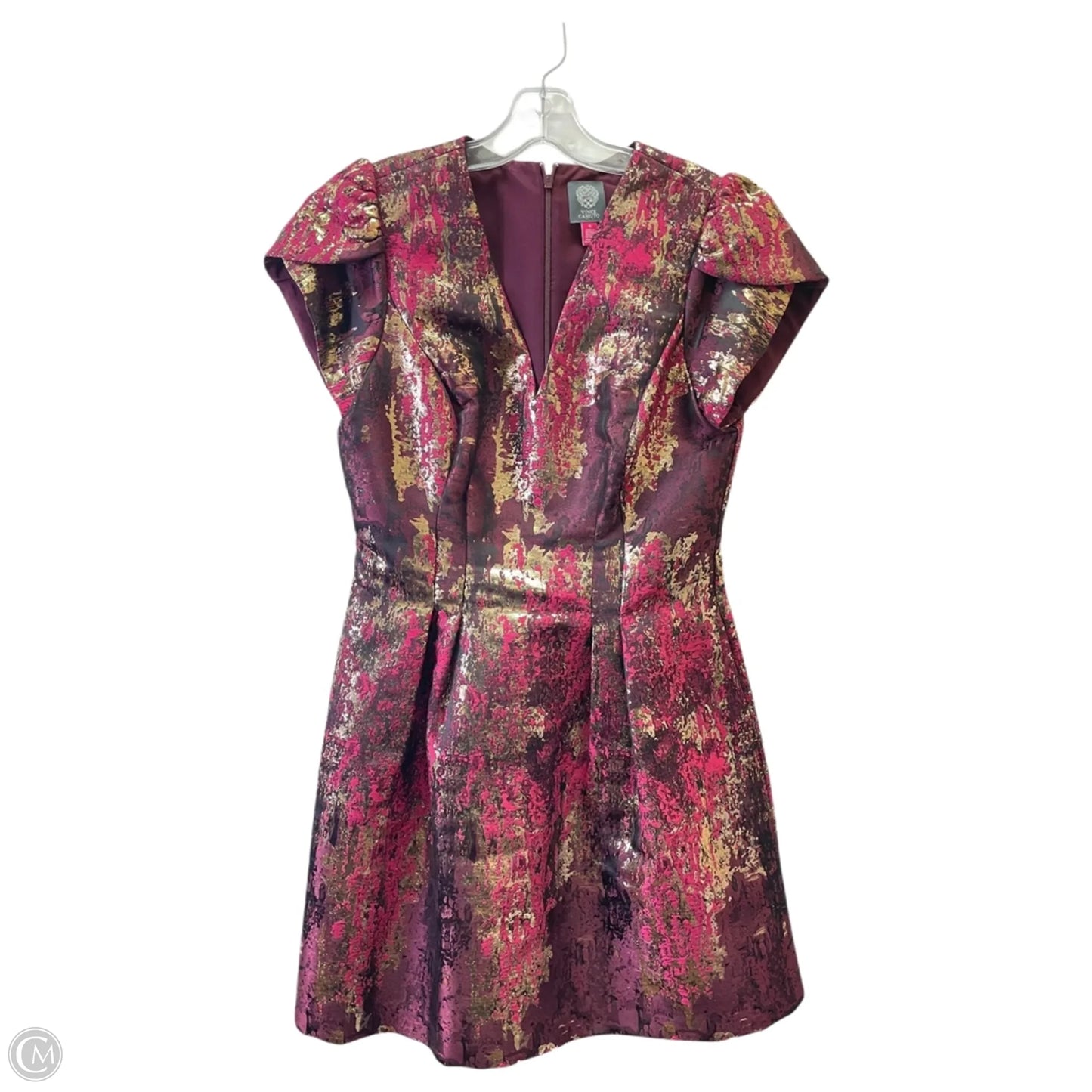 Dress Party Short By Vince Camuto In Pink & Purple, Size: 10