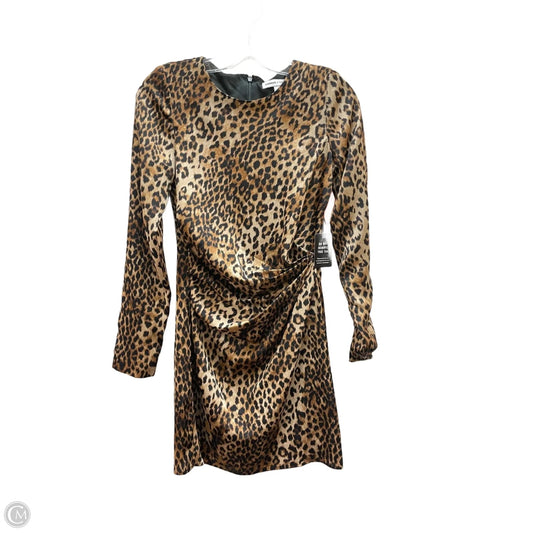 Dress Party Midi By Express In Animal Print, Size: 2