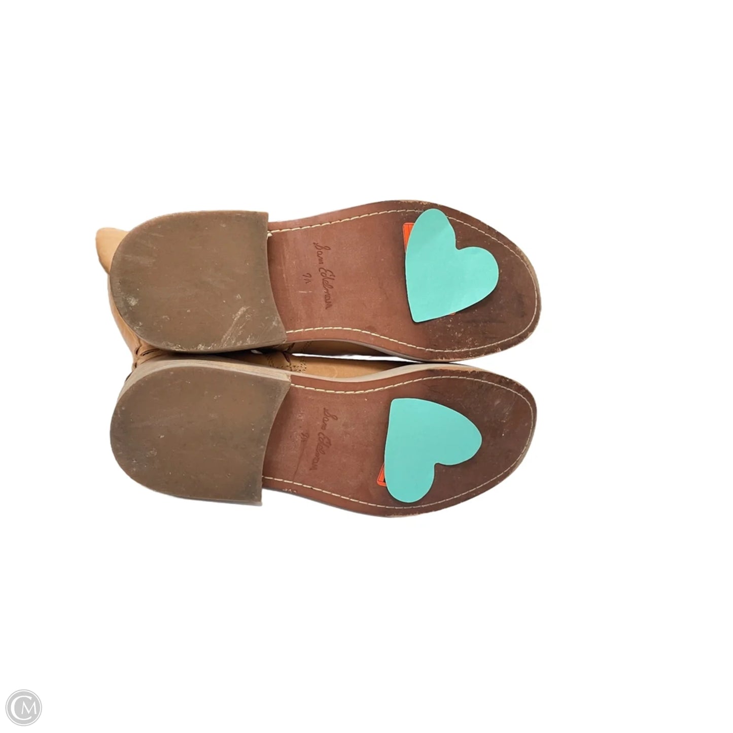 Boots Mid-calf Flats By Sam Edelman In Tan, Size: 7.5