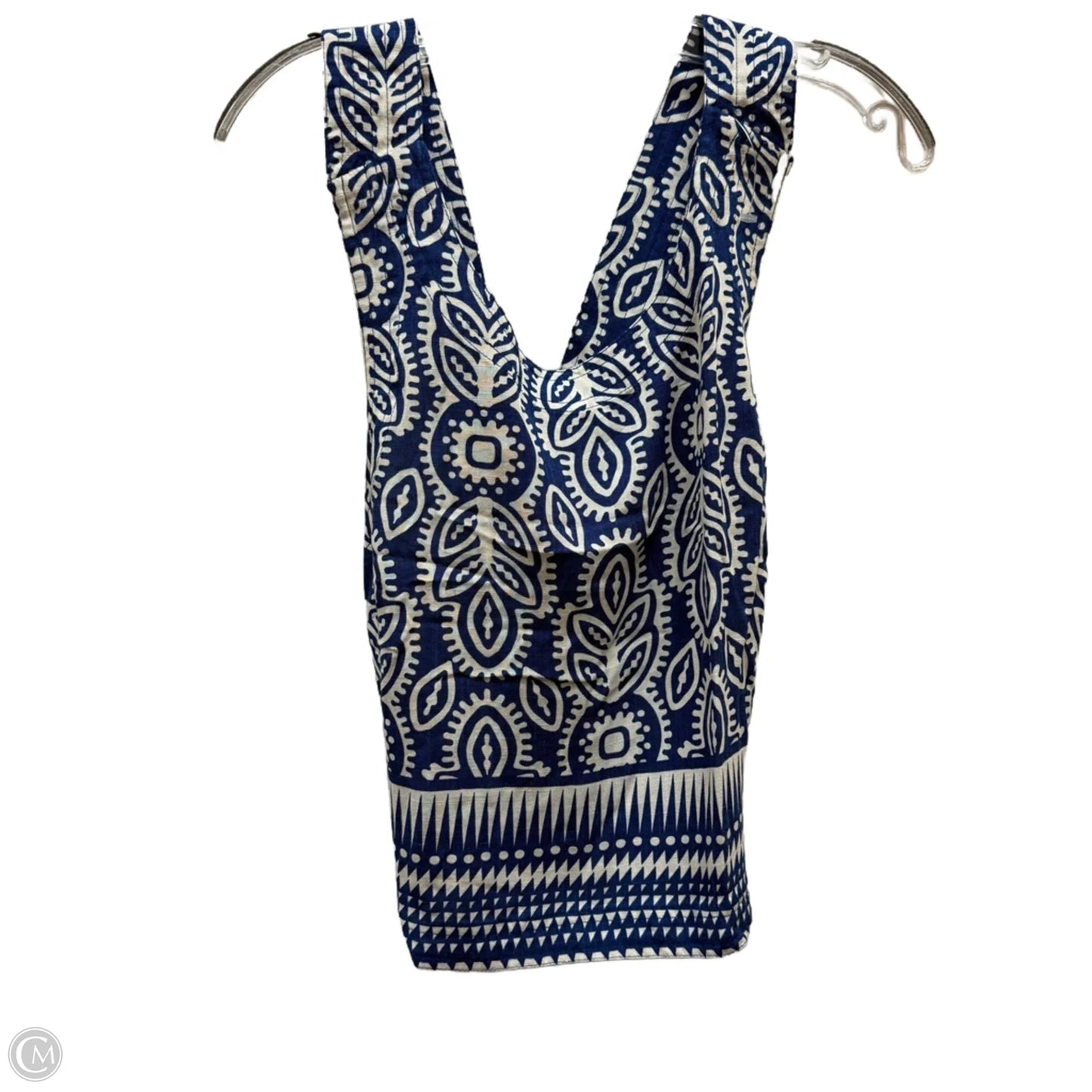 Pants Set 2pc By Rose And Olive In Blue & White, Size: M