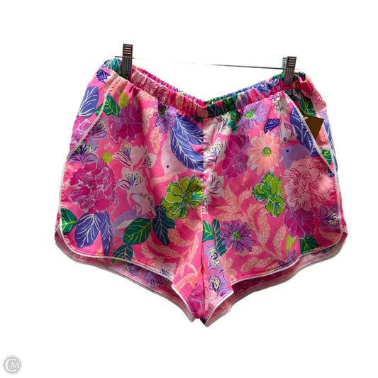 Shorts Designer By Lilly Pulitzer In Floral Print, Size: L