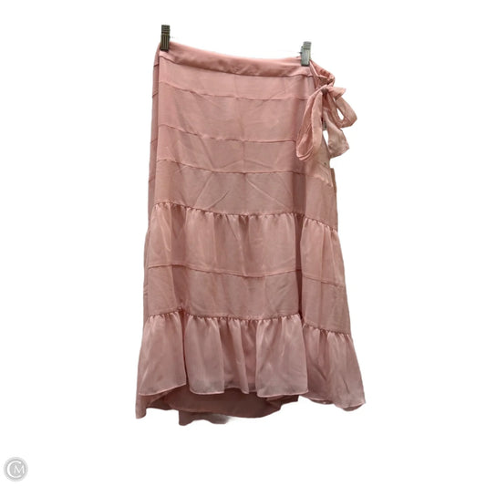 Skirt Maxi By Apt 9 In Pink, Size: Xl