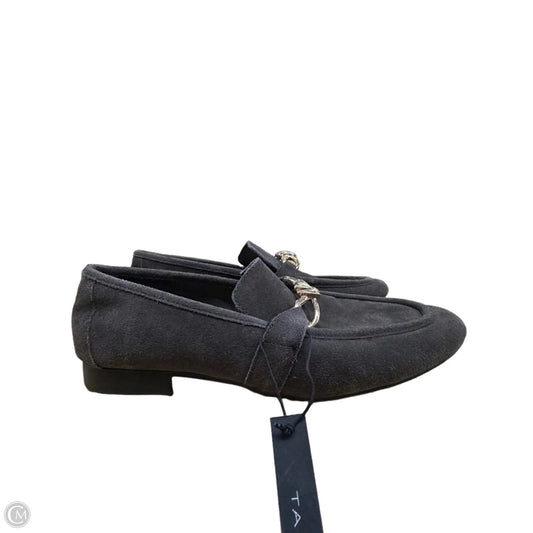 Shoes Flats By Tahari In Black & Gold, Size: 9