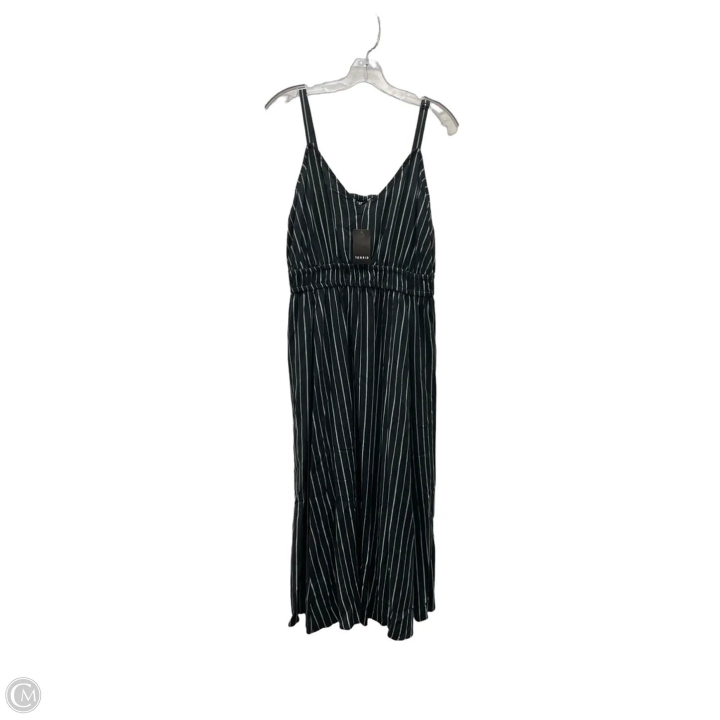 Dress Casual Maxi By Torrid In Black & White, Size: M