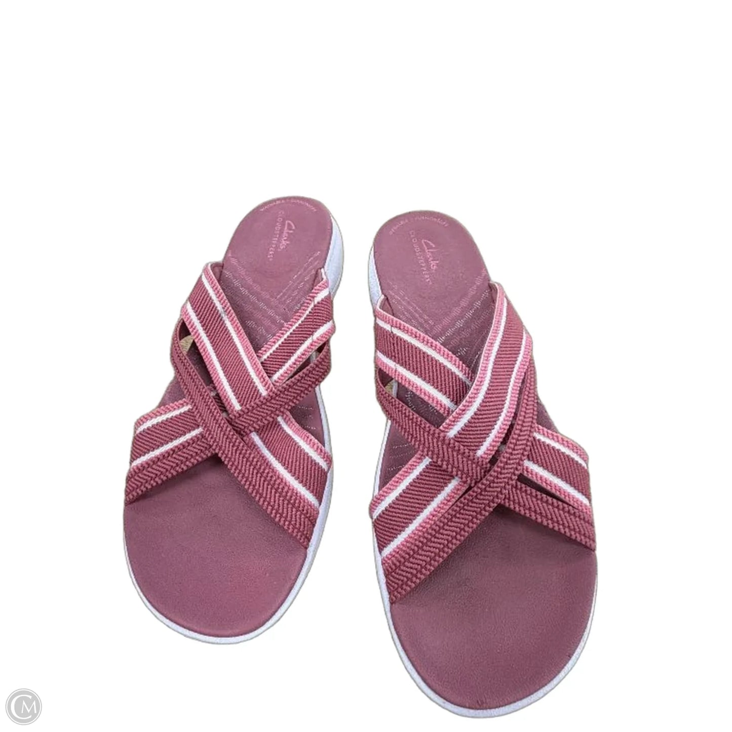 Sandals Flats By Clarks In Pink, Size: 8.5