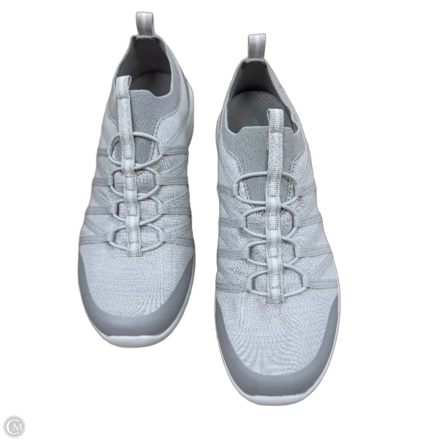Shoes Sneakers By Skechers In Grey & White, Size: 7.5