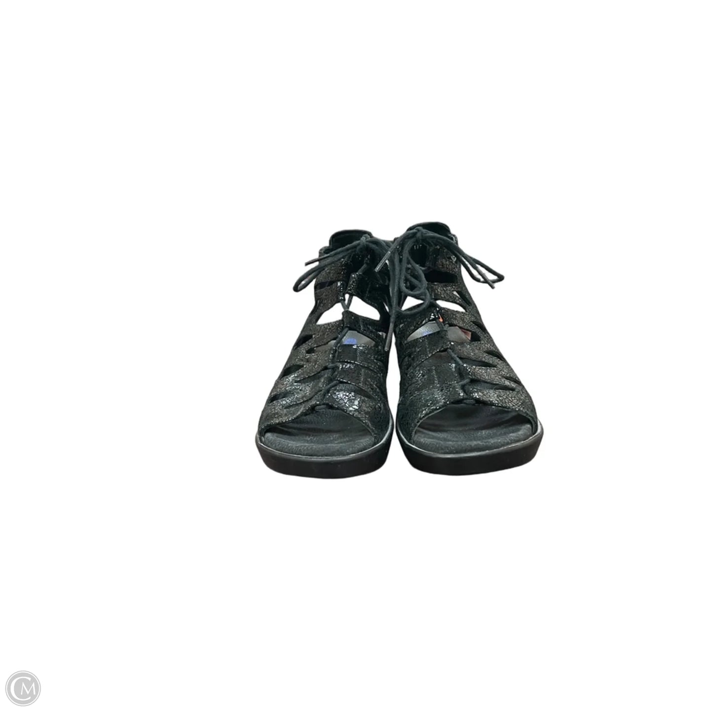 Sandals Heels Block By Wolky In Black, Size: 8