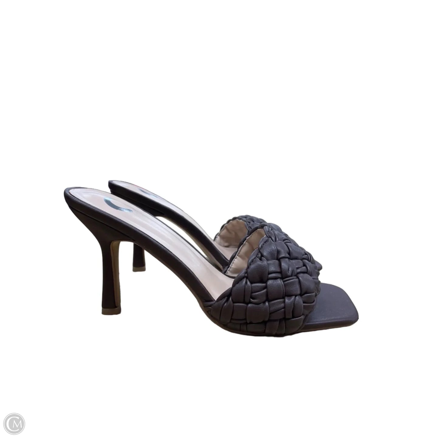 Sandals Heels Stiletto By Cme In Brown, Size: 8.5