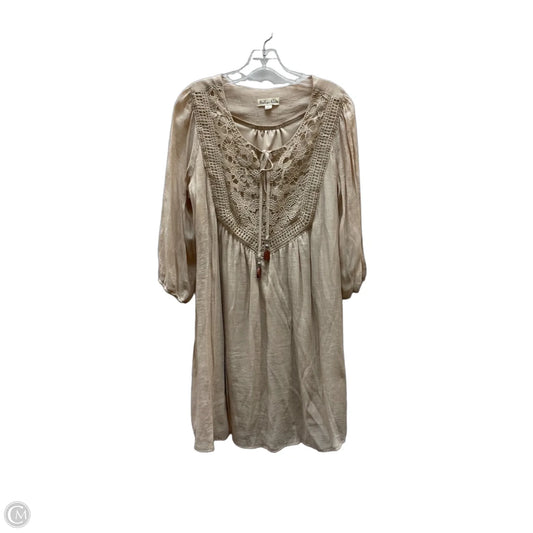 Dress Casual Short By Indigo Rose In Tan, Size: L