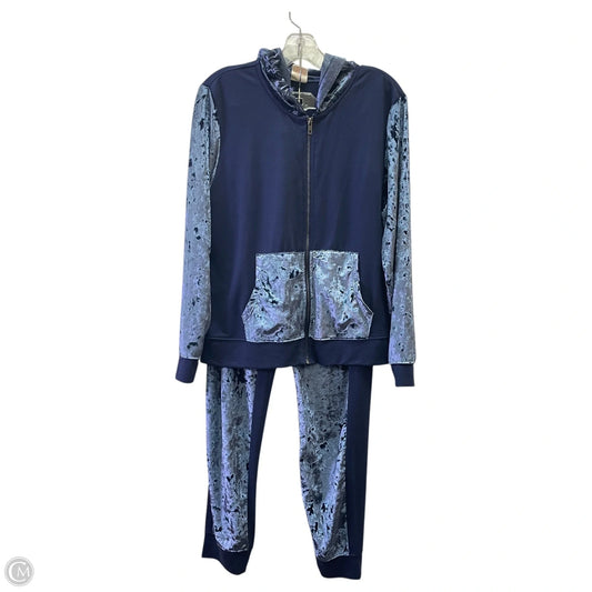 Pants Set 2pc By Cme In Blue, Size: S