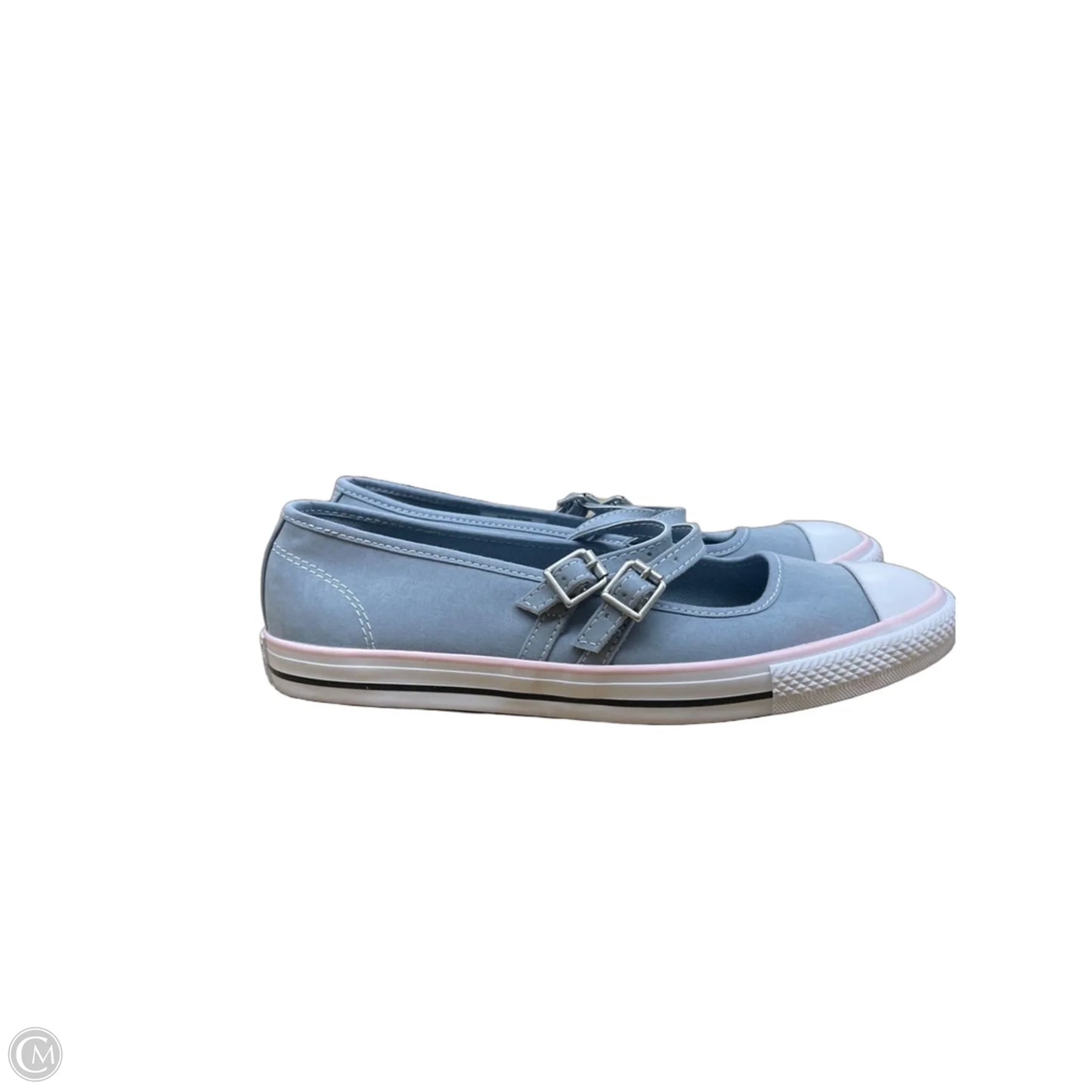 Shoes Flats By Converse In Grey, Size: 9