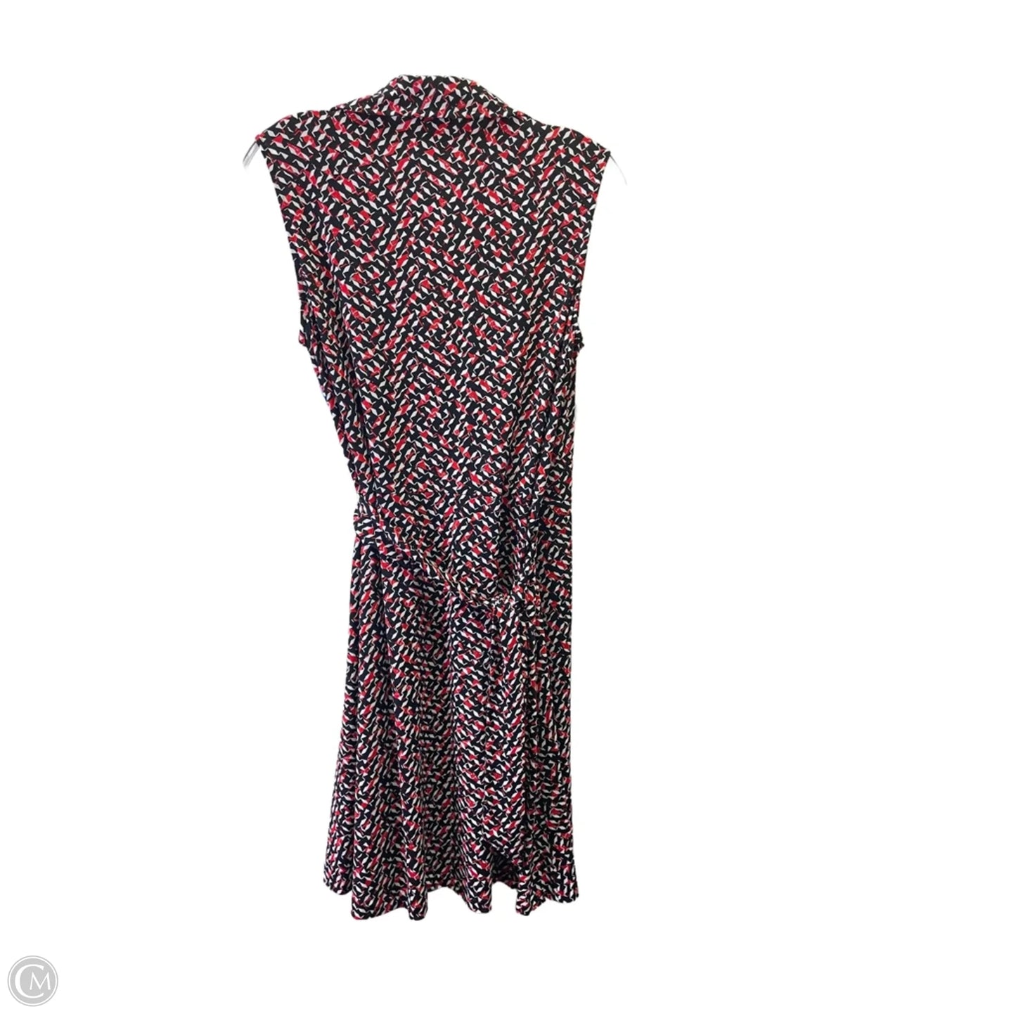 Dress Casual Short By Vince Camuto In Black & Red, Size: M