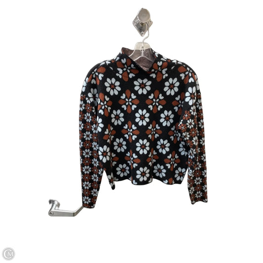 Sweater By Maeve In Black & Blue, Size: Xs
