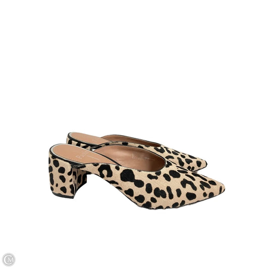 Shoes Heels Block By Linea Paolo In Animal Print, Size: 9.5