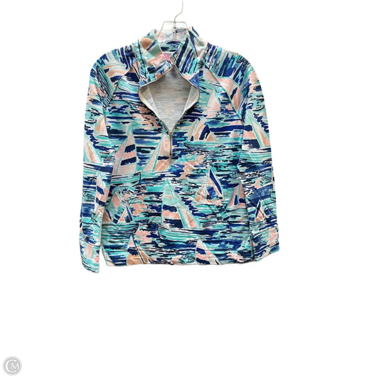 Top Long Sleeve Designer By Lilly Pulitzer In Blue, Size: Xs