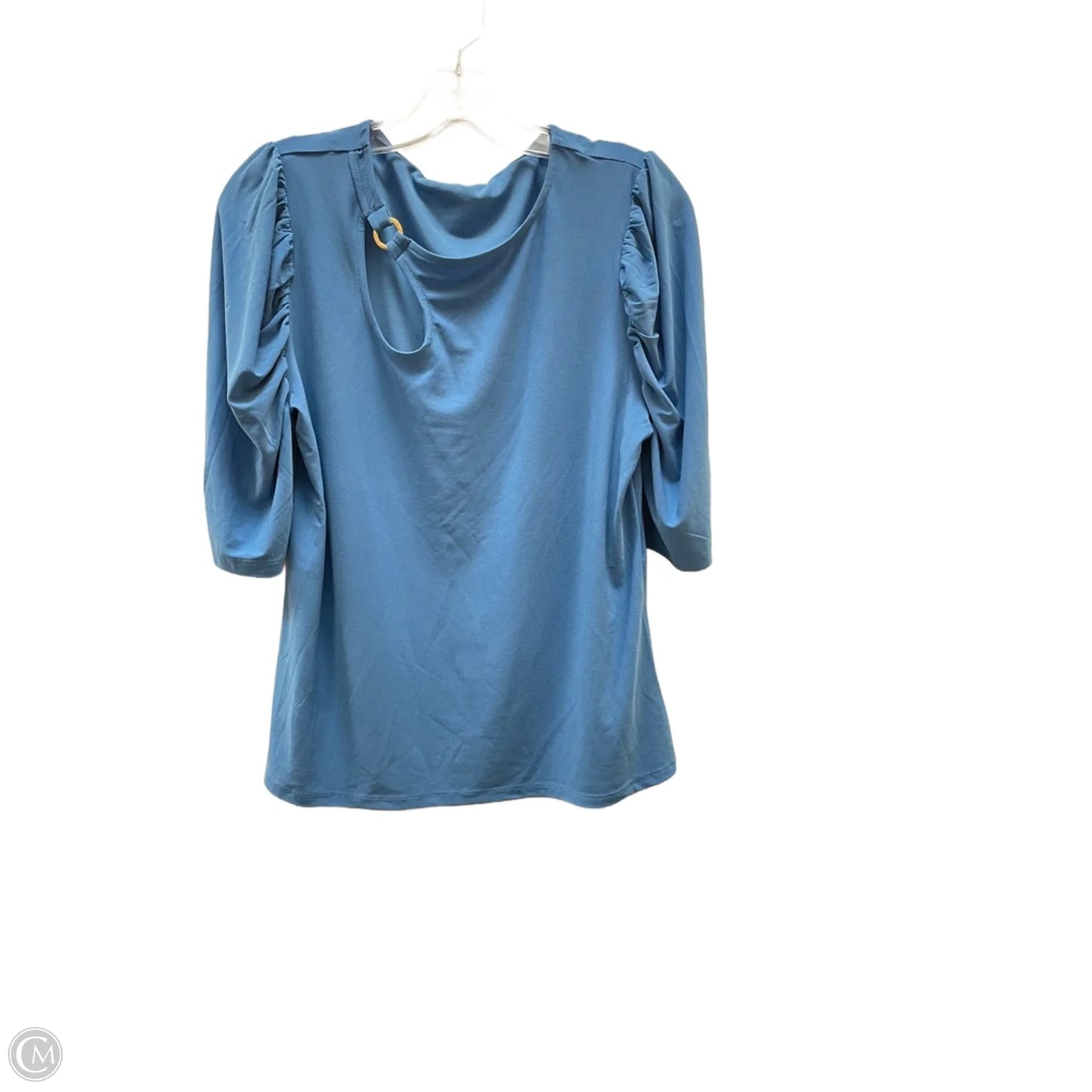 Top Long Sleeve By Nine West In Blue, Size: M