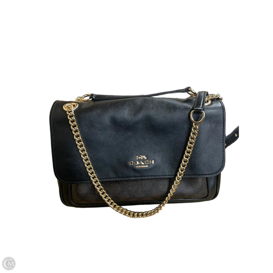 Crossbody Designer By Coach In Black & Brown, Size:Medium