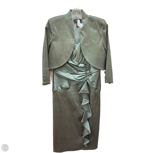Dress Set 2pc By R And M Richards In Green, Size: S