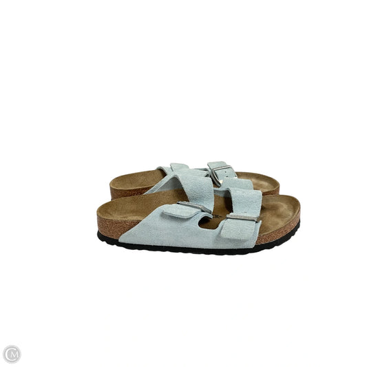 Sandals Flats By Birkenstock In Blue, Size: 7