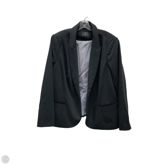 Blazer By Worthington In Black, Size: 2x
