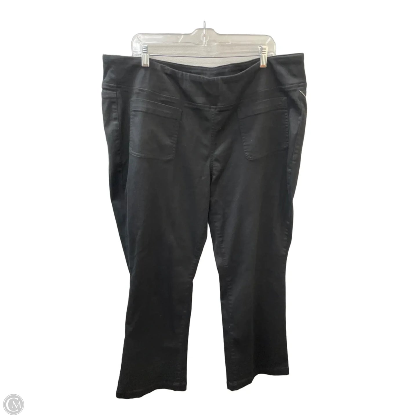 Jeans Boot Cut By Belle By Kim Gravel In Black, Size: 22