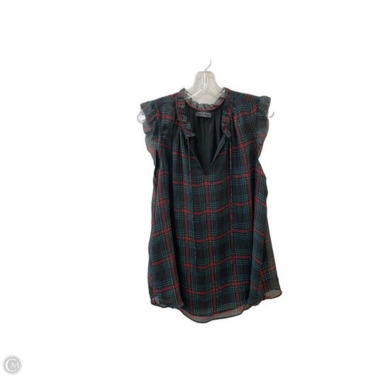 Top Sleeveless By Lane Bryant In Black & Red, Size: 14