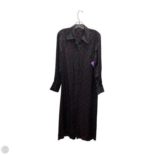Dress Casual Maxi By Madewell In Black & Red, Size: 6